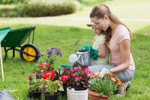 Fleet of low-carbon vans used by local garden service