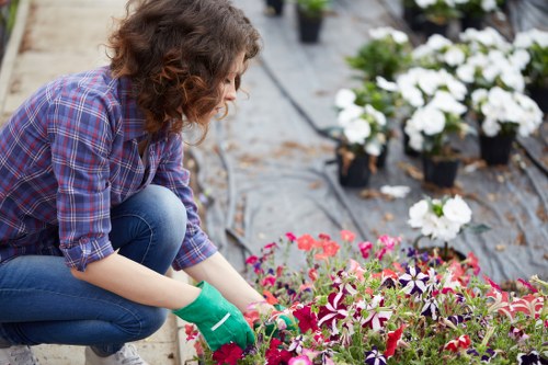 Gardener Seven Kings team working in a lush garden